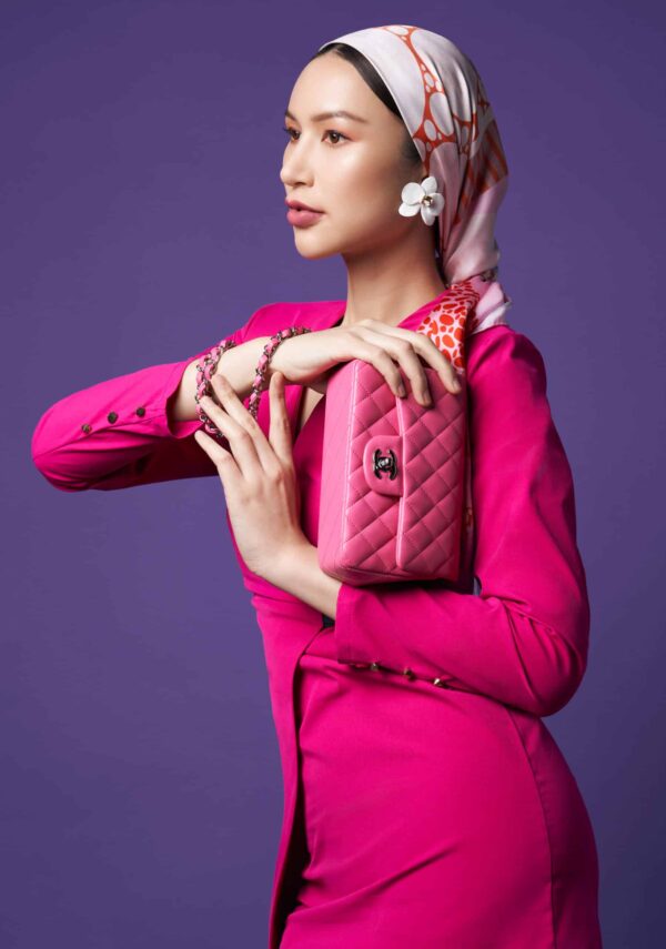 Quilted pink mini CHANEL Single Flap - Image 4