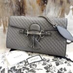 Gucci Emily Guccisima Horsebit Mediu,
