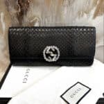 Gucci Crystal Gigi Broadway Snakeskin Clutch Dash: India Exclusive Edition 